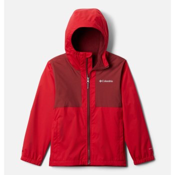 Columbia Rainy Trails Fleece Lined, Chamarras Azules Rojos Para Niño | 762034-NKD